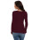 Womens Long Sleeve Square Neck Shirts Basic Slim Fit Tee Tops 2