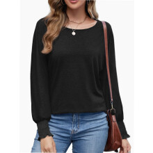 Women's Casual Tops Loog Sleeve Loose Blouses T Shirts