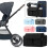 Multifunctional Waterproof Diaper Bag & Stroller Storage – Large Capacity, Lightweight, Compatible with Most Strollers 3