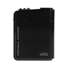 Cargador de emergencia USB4-AA para pilas, cargador portátil universal DIY V3C9