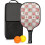 Σετ ρακέτες Pickleball με 2 μπάλες και τσάντα – Ρακέτες από fiberglass με λουλούδια, 1