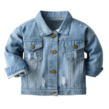 Toddler Baby Kids Denim Jacket Jeans Boys Girls Pocket Top Coat Button Down Coat&jacket Warm Outwear