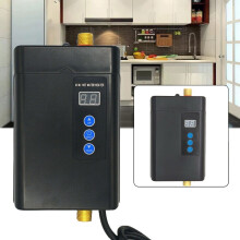 3kW elektrický prietokový ohrievač vody, 110V okamžitá teplá voda pre drez, kuchyňu a kúpeľňu – kompatibilný so štandardnými zásuvkami