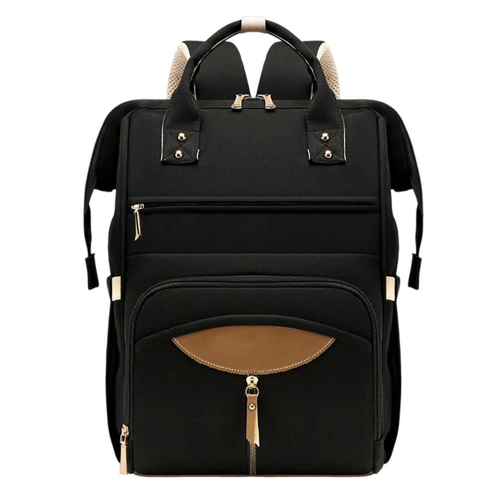 Diaper Backpack Multifunctional Large Capacity Bag Travel Organizer for Newborn Essentials Waterproof Material with Stroller Straps