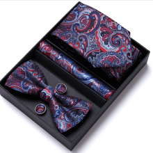 6Pcs Men's Tie and Bow Tie Set,Neck Ties Mens,Fashion Accessories,57.48x2.95x1.38in,Wb190