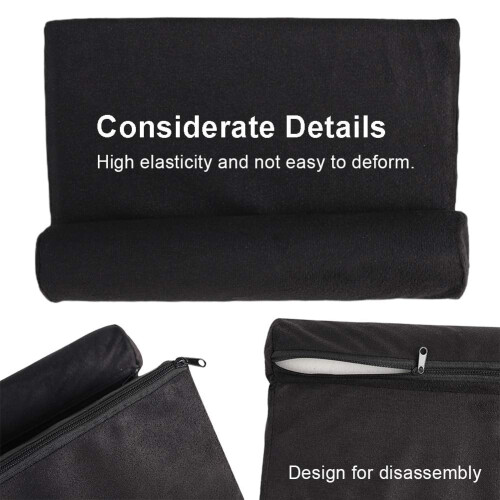 Support de tablette/coussin de lecture multi-angles pour lit et canapé, noir. 2