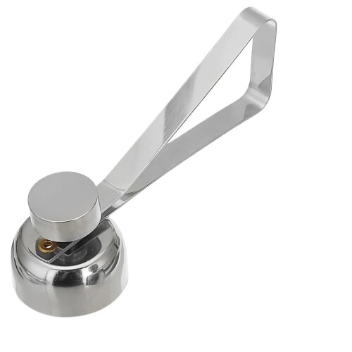 Stainless Steel Egg Cracker Tool 2.5cm Diameter for Clean Controlled Cracking in Kitchen