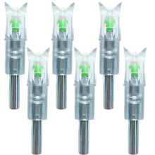 stuks verlichte nokken voor kruisboogpijlen met LED-verlichting, binnendiameter 7,62 mm / 0,300 inch.