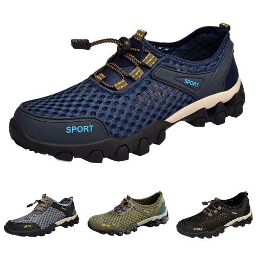 Herensneakers van mesh, blauw, maat 41 1