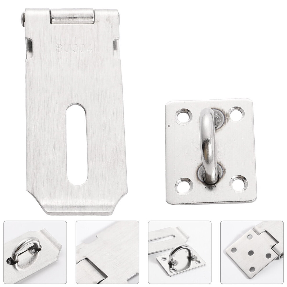 Ounona 3 Pcs Padlock Combination For Front Door Stainless Steel 9402001876997