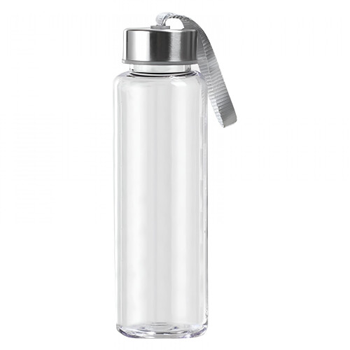 ACDANC Διάφανο πλαστικό μπουκάλι νερού, 400ml, με φαρδύ στόμιο, στεγανό, ανοξείδωτο