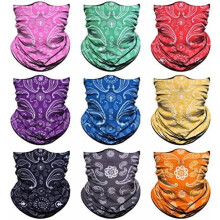 Halsduk Ansiktsmask Herr Dam, Sömlös Bandana Rave Ansiktsskydd Halsduk Mask, Balaklava, Pannband, Huvudbonad, Huvudbonad