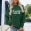 Women's Printed Pullover Sweatshirt Long Sleeve Crewneck 2