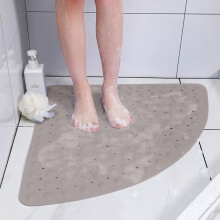 Antislip hoekmat voor in de douche, wasbare hoekmat voor in de douchecabine, ideaal als badaccessoire of cadeau.