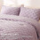 Light Purple Fleece King Comforter Set 3-Piece 3