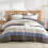 Blue Brown Twin Comforter Set 2 Pieces 2