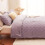 Light Purple Fleece King Comforter Set 3-Piece 7