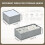 Foldable Fabric Drawer Organisers Set of 8 5