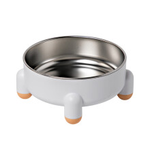 Comederos de acero inoxidable para gatos, antideslizantes, inclinados, de metal, para gatos y perros pequeños, previenen el acné felino, aptos para