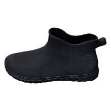 Stivali da pioggia da donna, stivali da pioggia alla caviglia, impermeabili, antiscivolo, scarpe casual, stivali da pioggia corti, gambale largo,