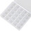Bobbin Organizer Box Transparent Plastic 25 Empty Bobbins Slots Storage Case for Sewing Machine Thread Spools and Needlework Crafts (1 Box) 3