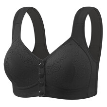 Sutiãs femininos, sutiãs plus size femininos, sutiã de uso diário com aro de aço em cor sólida e modelagem ampla.