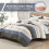 Blue Brown Twin Comforter Set 2 Pieces 5