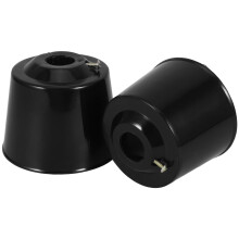 2 Pcs Ceiling Fan Accessories 9.50X9.50X8.00CM Black