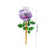 Rosa de cristal ornamental, flor de vidro de 24 cm (9,5 polegadas) 2