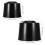 2 Pcs Ceiling Fan Accessories 9.50X9.50X8.00CM Black 2