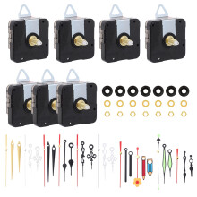 Home Clock Movement Set,High Torque Quartz Clock Movement Mechanism Replacement Clock Kit with 7 Different Pairs of Hands Clock for DIY 22mm