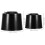 2 Pcs Ceiling Fan Accessories 9.50X9.50X8.00CM Black 8