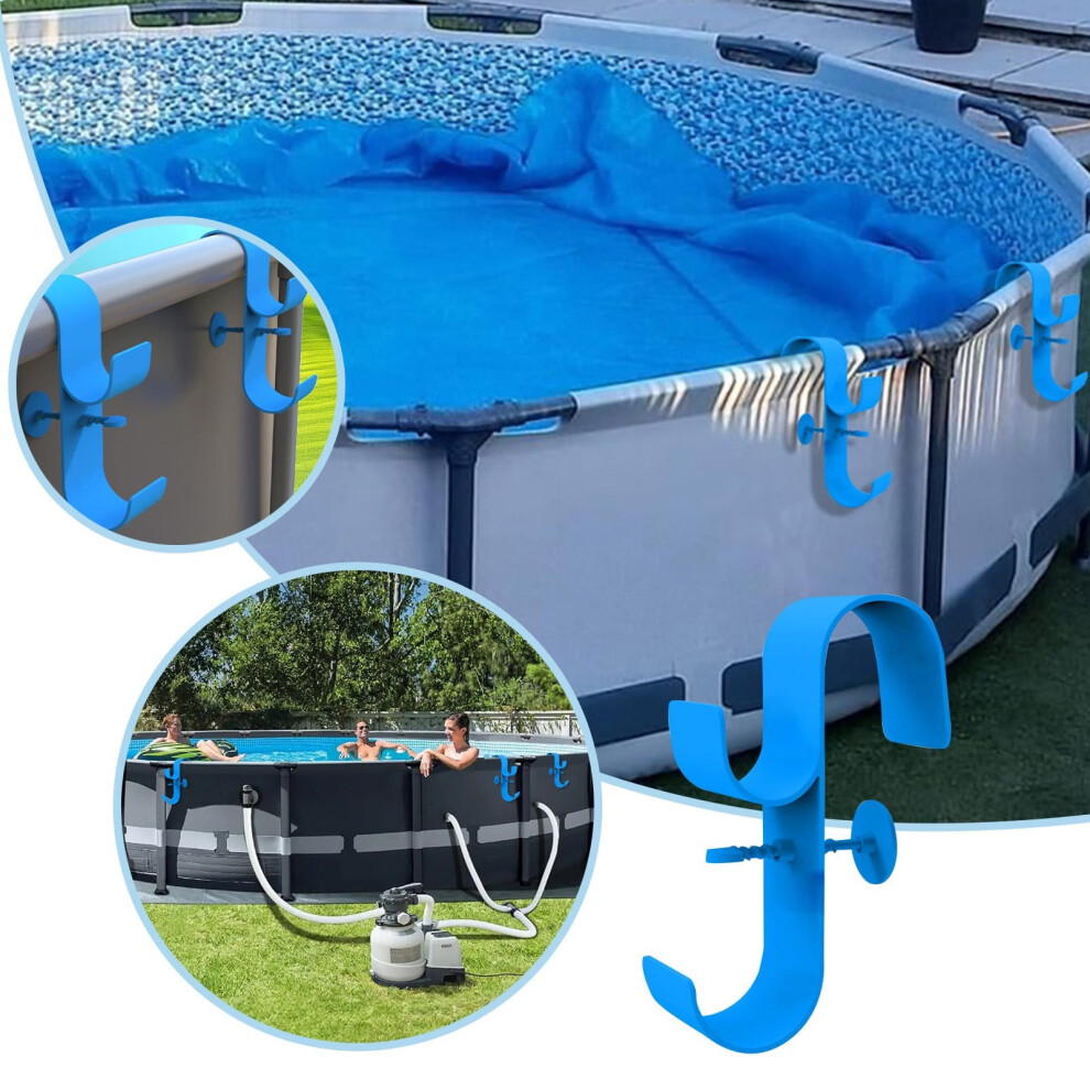 Adjustable Telescopic Pool Pole Hanger For Skimmer Nets, Brushes, Rakes & Vacuum Hoses Â Above Ground Pool Accessories 9422877290970