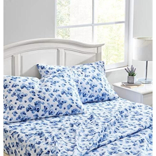 Cotton Flannel Sheet Set Twin Size 1