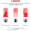 E27LED Simulerad Realistisk Brinnande Eld Flammande Glödlampa (2-pack) 3
