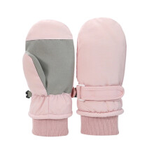 AWZXDE Kids Mittens Warm Toddler Winter Ski Mittens for Boys and Girls Soft Insulated Gloves Pink