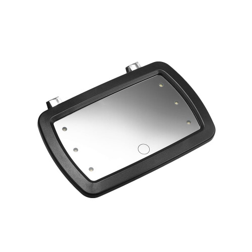 Specchietto parasole per auto con luci LED per il trucco 1