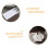 Serviettes jetables blanches avec poche pour couverts (50 pièces) 3