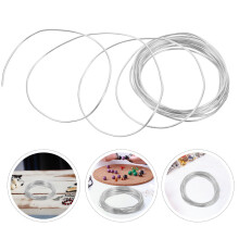 FRCOLOR Aluminum Wire Jewelry Material Thin Crafting Home Decor Silver