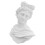 Bust grecesc din rășină - alb, 11,5 cm 2