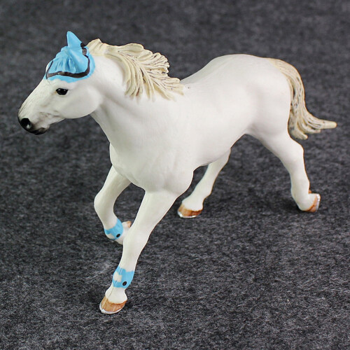 Weiße PVC-Pferdefigur Dekoration