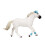 Weiße PVC-Pferdefigur Dekoration 4