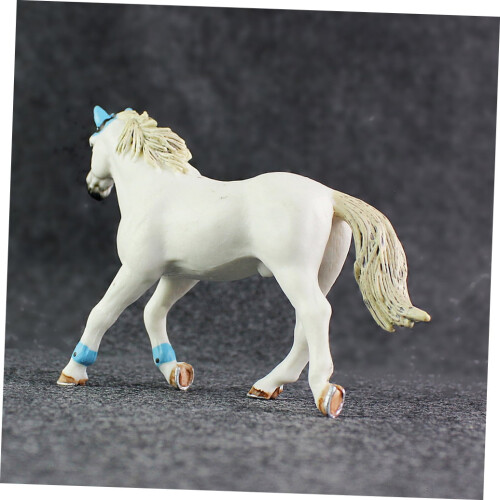 Weiße PVC-Pferdefigur Dekoration 2
