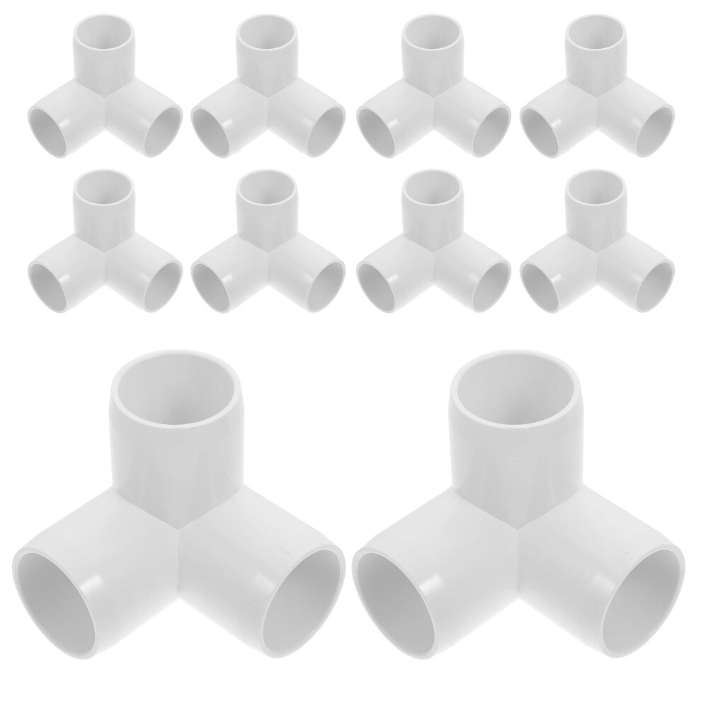 Ounona 10Pcs Y-Shaped 1" Pvc Three-Way Connectors For Greenhouse & Diy Structures Â Compatible With Standard Pvc Pipes 9399596503882