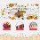 Thanksgiving coloring tablecloth turkey pumpkin theme 5