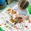 Thanksgiving coloring tablecloth turkey pumpkin theme 6