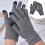 Women's Fleece-Lined Touchscreen Winter Gloves 1 Pair 2
