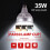 E27 LED Spotlight Bulb 35W 3200LM 3000–6000K 2