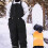 Men's Waterproof Insulated Snow Bibs Windproof 1 pair 4