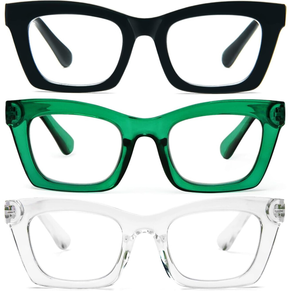 Oprah Style Blue Light Blocking Reading Glasses Square